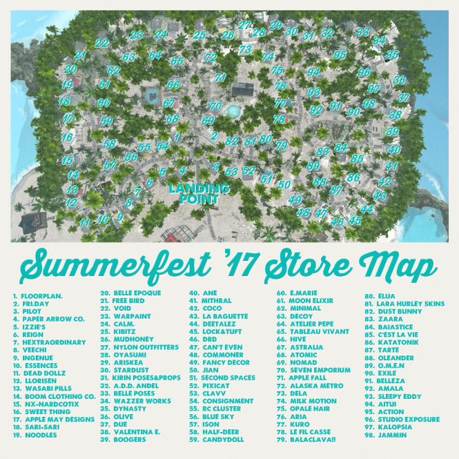 Summerfest '17 Store Map